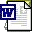 MS Word Save Dot As Doc Software icon